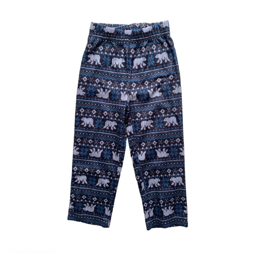 Polar Bear Fleece Pajamas Pants Size XS (4/5) GUC